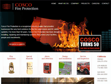 Tablet Screenshot of coscofire.com